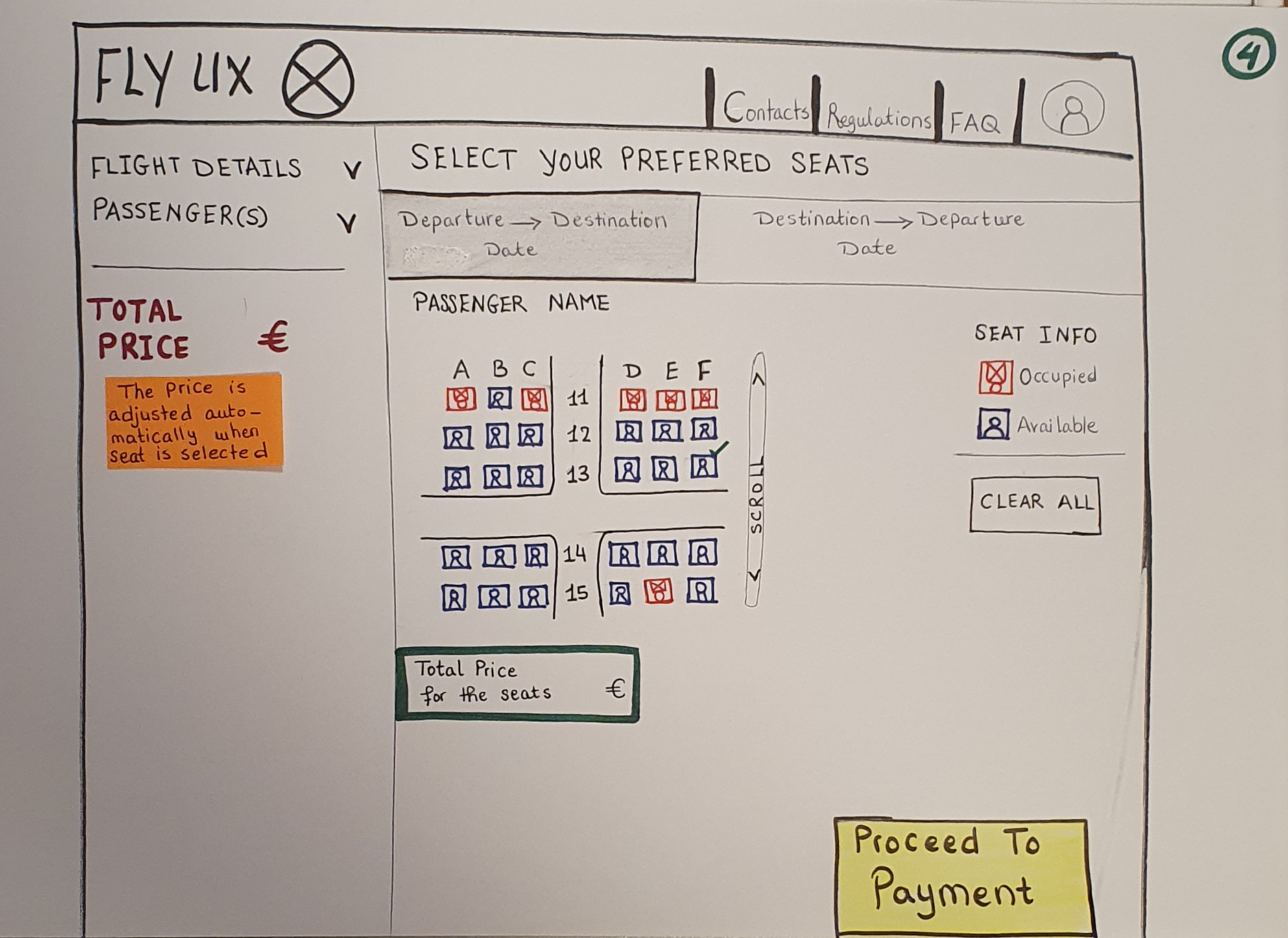 Low-fidelity prototype 5